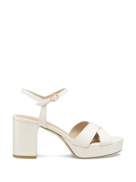 Stuart Weitzman Dayna platform sandals White SL039SMOCRM