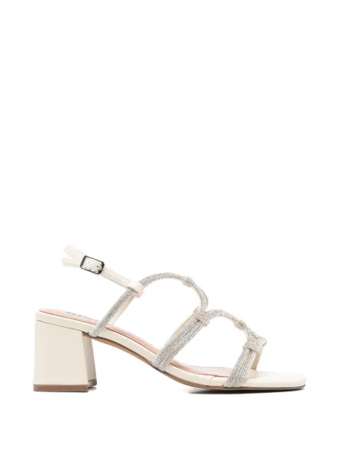 Bibi Lou crystal-embellished multi-strap sandals Neutrals 958Z00HG