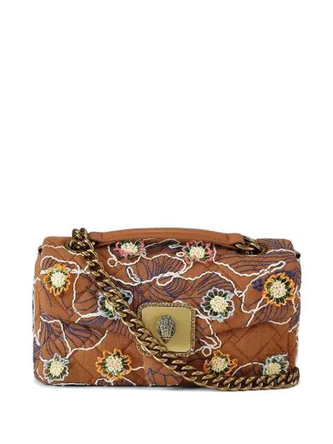 Kurt Geiger London Pimlico floral-print quilted tote bag Brown 5374839689