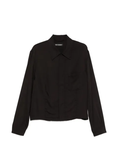 OUR LEGACY Sift zip jacket Black M4262SAB