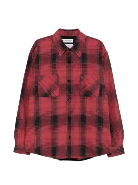 OUR LEGACY Ranch check-pattern shirt Red M4262WBC