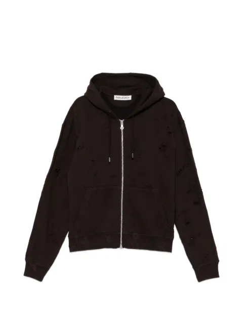 OUR LEGACY Rascal distressed hoodie Black M4266RB
