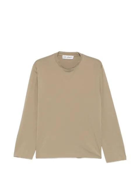 OUR LEGACY crew-neck long-sleeve T-shirt Neutrals M4266BD