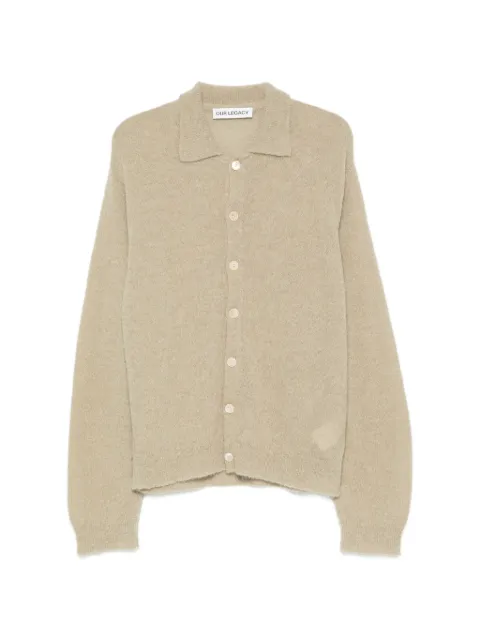 OUR LEGACY Evening polo-collar cardigan Neutrals M4263ES