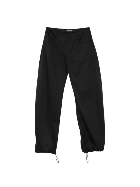 EB Denim Isla Cinch belt-loop trousers Black W9305ISLCP