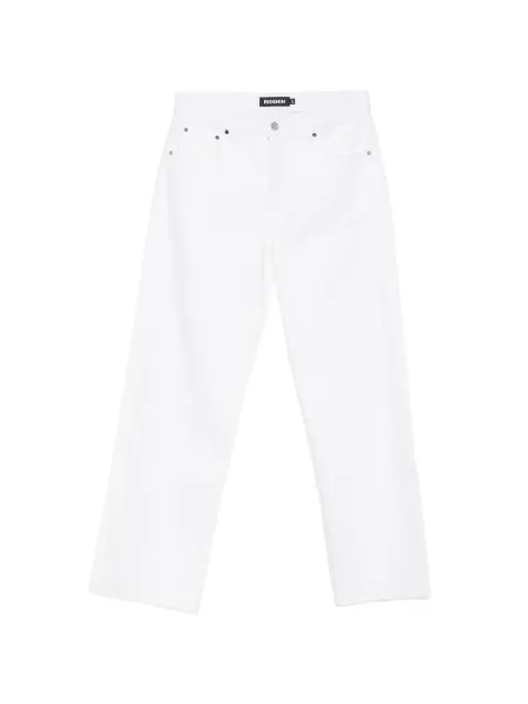 EB Denim mid rise baggy jeans White W7700MRBAG