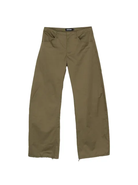EB Denim Isla Cinch belt-loop pocket trousers Green W9305ISLCP
