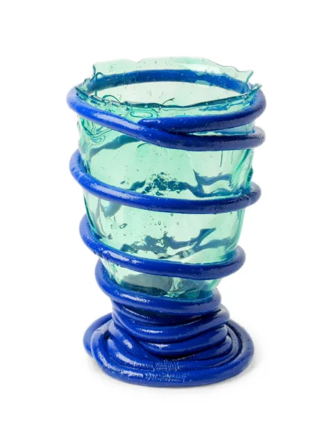 Fish Design by Gaetano Pesce x Browns exclusive Pompitu I irregular-rim vase Blue FDV5007