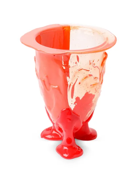 Fish Design by Gaetano Pesce x Browns exclusive Amazonia tripod-base vase Orange FDV5001