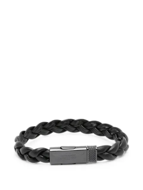 Aston Martin Watches braided-leather bracelet Black MJITS6BM1