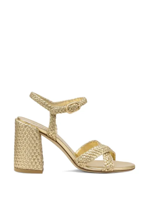 Stuart Weitzman Alyssa interwoven sandals Gold SN781MEWGOE