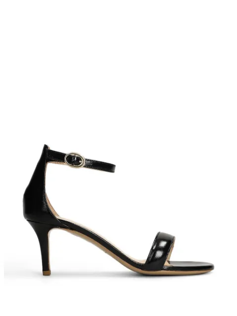 Fabio Rusconi patent-finish ankle-strap sandals Black E2511CHIANCIANO