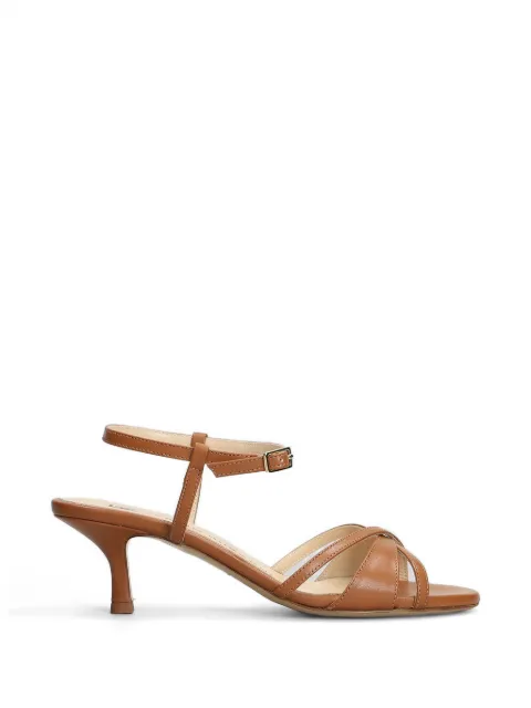 Fabio Rusconi crossover-strap buckle-fastening sandals Brown E2844CAMOGLI