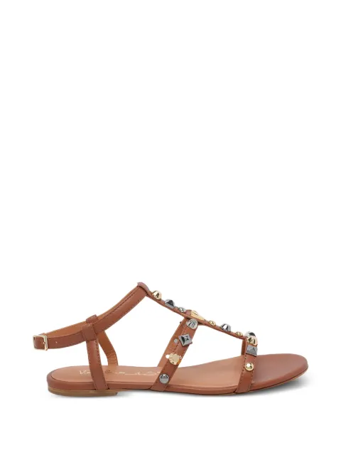 Via Roma 15 leather sandals Brown 4640
