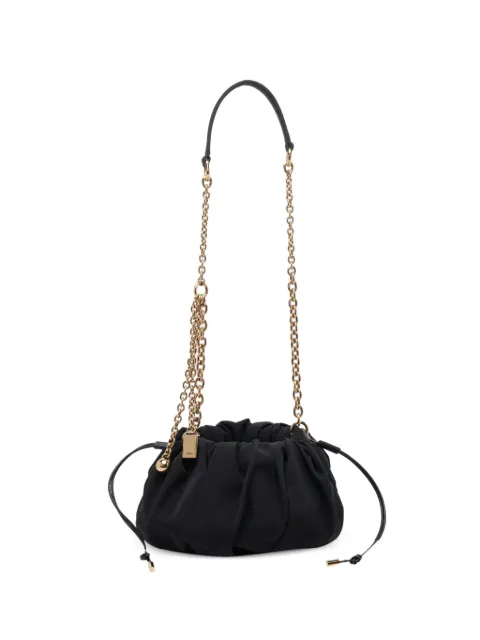 Chloé Plissé clutch bag Black CH26US765S25
