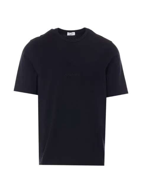Saint Laurent logo-embroidered T-shirt Black 57461PCEXY37XE