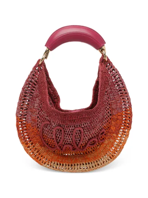 Chloé Summer Banana sunset-effect shoulder bag Red CH26US902S14