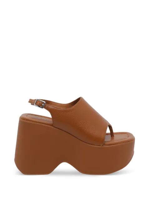Vic Matie Sensory leather sandals Brown 1E1158DGC06C070321