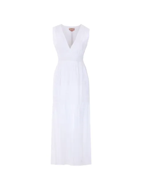 TWINSET V-neck sleeveless dress White 261TF2110
