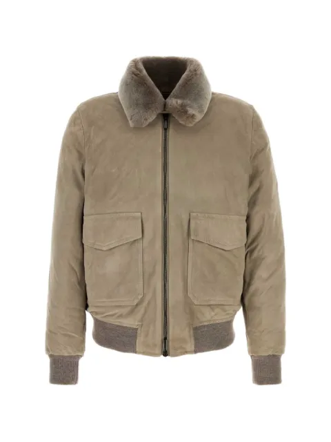 Moorer Antenore leather jacket Neutrals ANTENOREUR