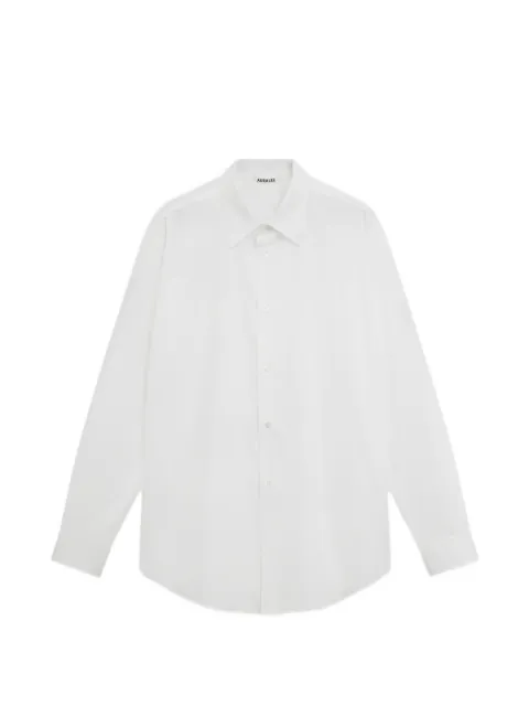 Auralee buttoned long-sleeve shirt White A00S01TN