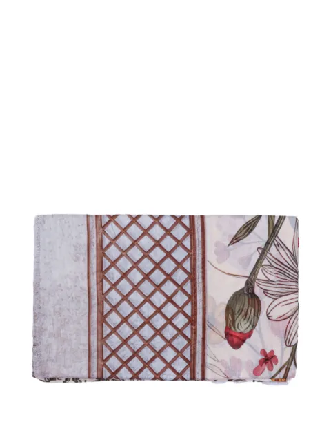 D'aniello Perla floral-print scarf Neutrals PERLA