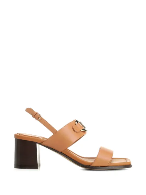 Ferragamo Gancini leather sandals Neutrals 01G963