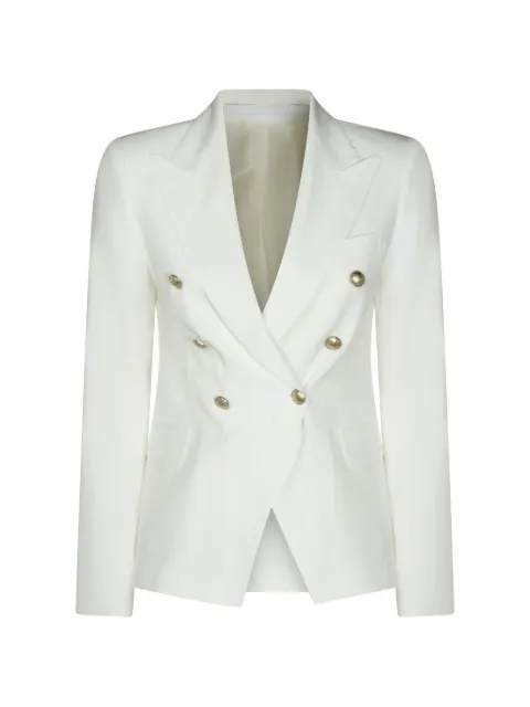 Tagliatore button double-breasted blazer White JALICYA10B340159EX813