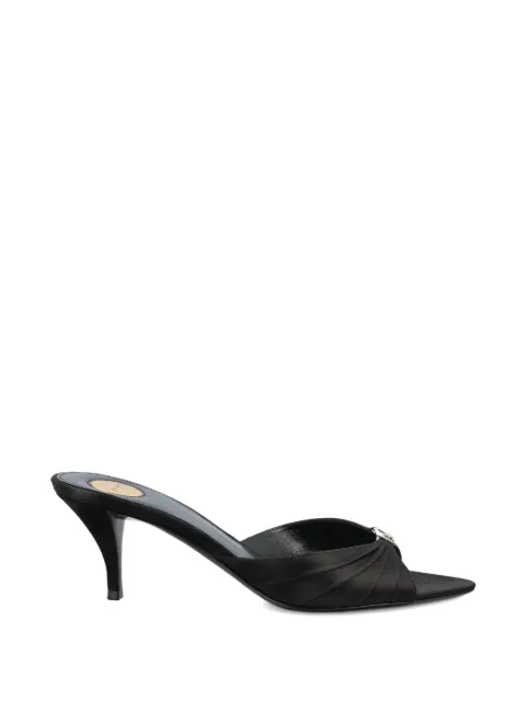 Saint Laurent Jerry logo-appliqué sandals Black 8696549QN00
