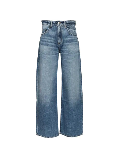ICON DENIM Bea wide-leg low-waist jeans Blue BEA