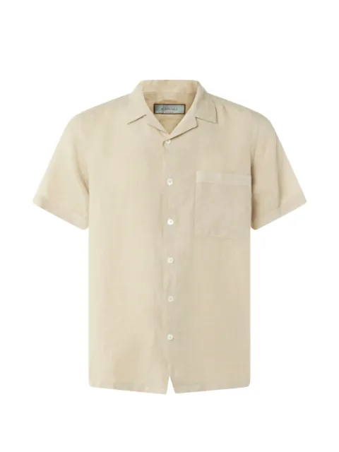 Canali pocket short-sleeve shirt Neutrals CSM3055GM02128713