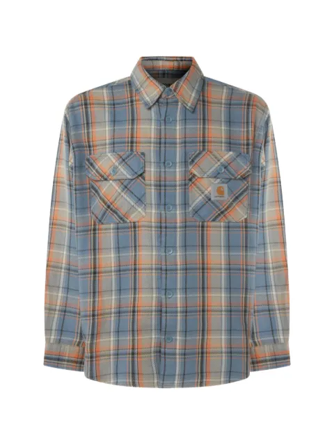 Carhartt WIP plaid pocket shirt Blue I0361923JYXX