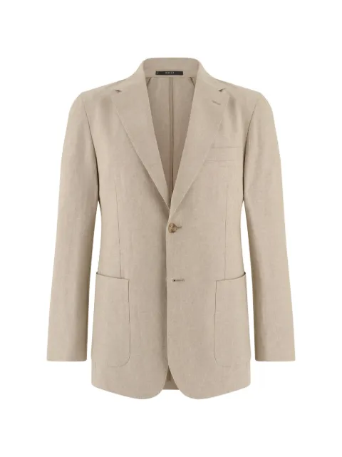Boggi Milano mélange linen and cotton jacket Neutrals BO26P091301