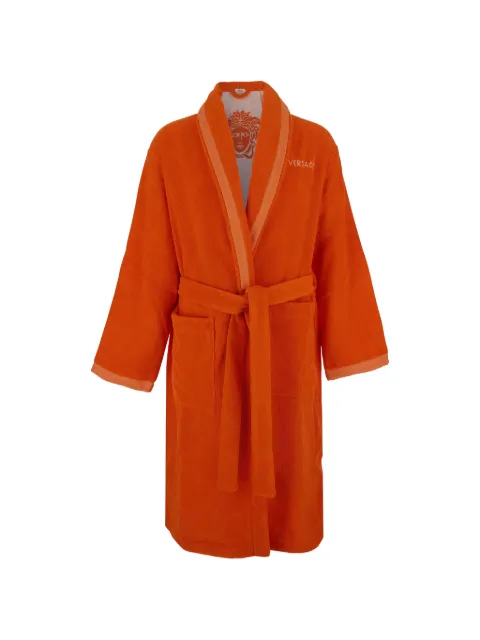 Versace Home cotton bathrobe Orange 10242151A177672O700