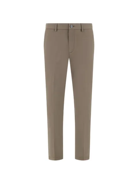 Boggi Milano diagonal-pocket trousers Brown BO26P076803