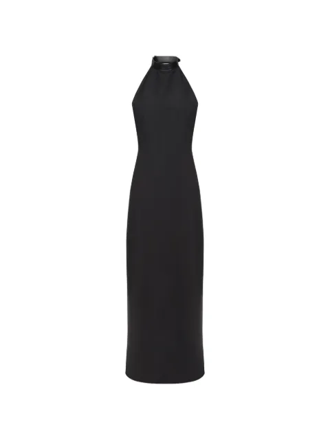 FFORME Silke halterneck maxi dress Black FF00665VI2502