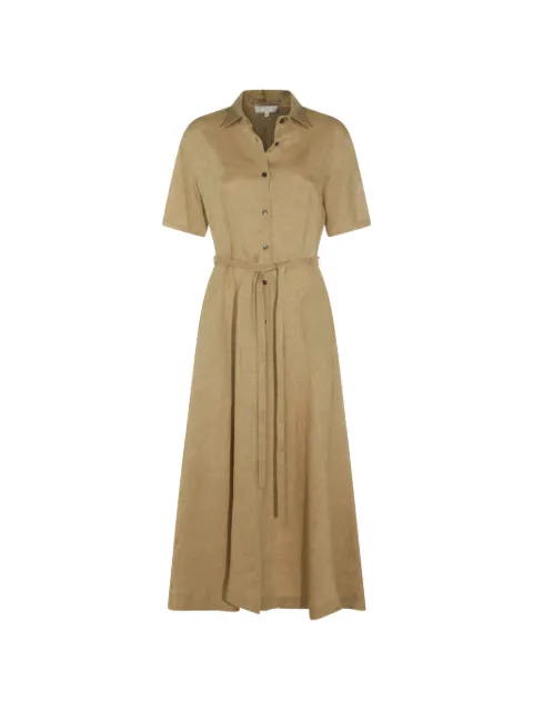 Antonelli button belted midi dress Neutrals Q6050528234