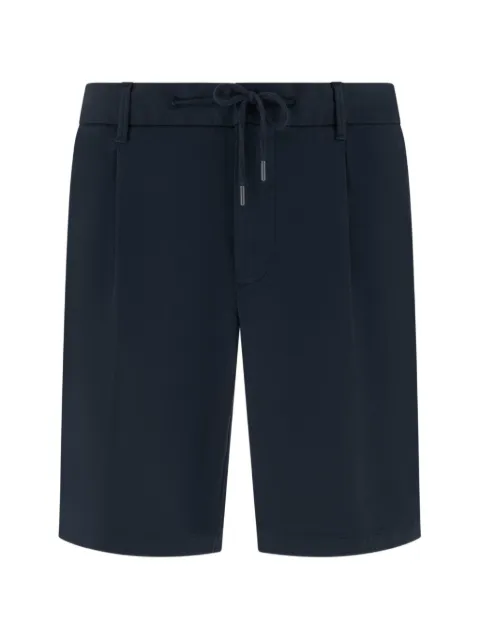 Boggi Milano stretch cotton summer bermuda shorts Blue BO26P077301