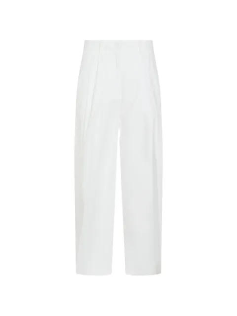 Moorer pleated trousers White MODCH100098