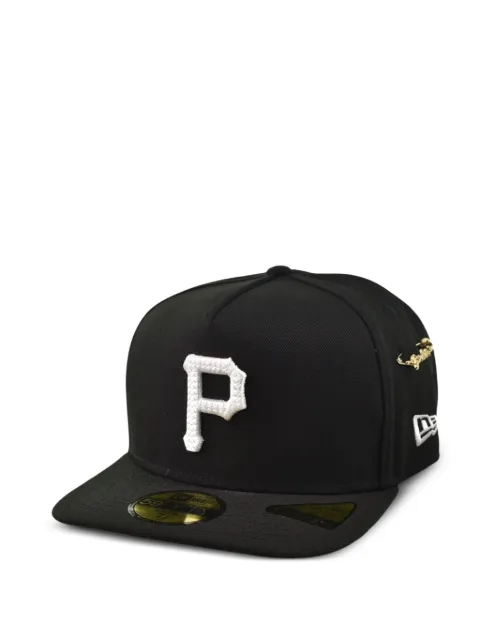 NEW ERA CAP 59FIFTY Pittsburgh Pirates fitted safety pin hat Black 60668864