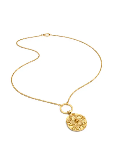 YOJ Maxi Flower pendant necklace Gold 26NKYG337