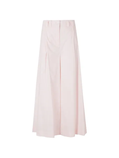 SOLOTRE pleated tailored trousers Pink M1AB0084