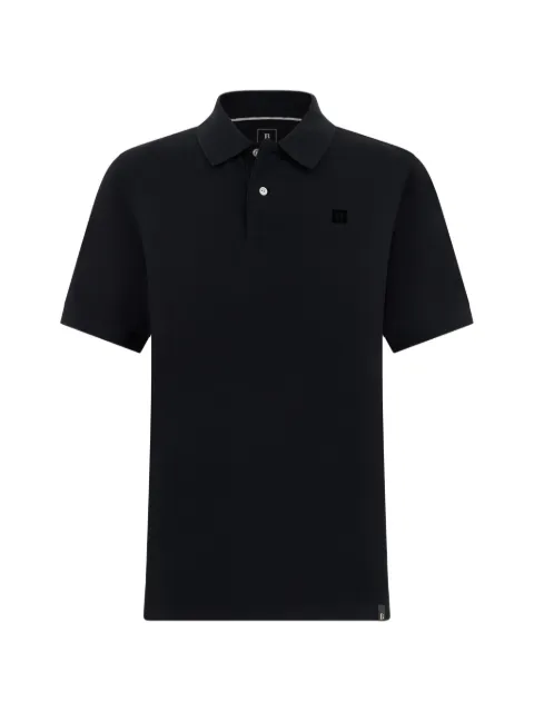 Boggi Milano regular fit cotton piqué polo shirt Black BO26P042210