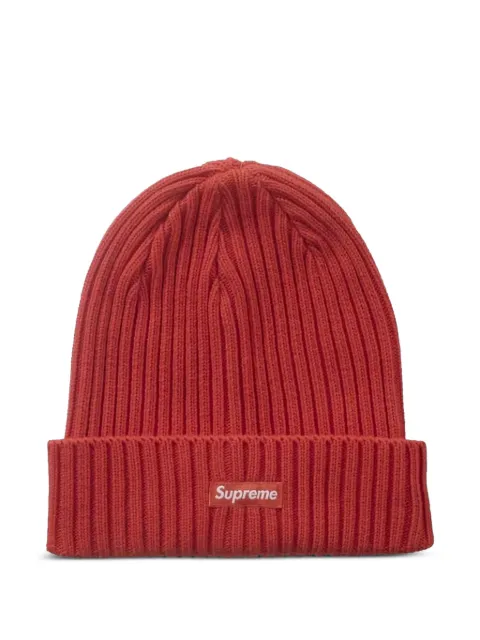 Supreme logo beanie hat Red SU27166