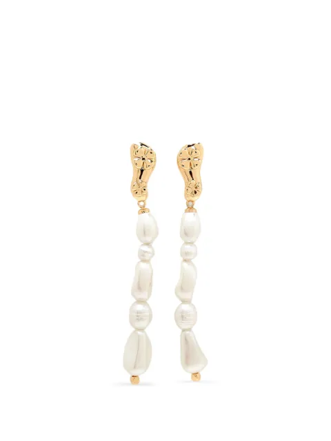 YOJ Eclo pearl earrings Gold 24EYGPRL0002