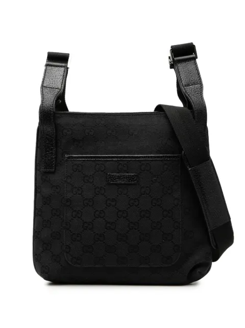 Gucci Pre-Owned 2000-2015 GG Canvas crossbody bag Black 8Q8HUDZOO5S0MIEL