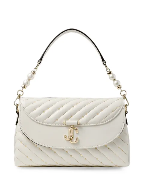 Jimmy Choo Curve top-handle shoulder bag Neutrals AVNCURVETOPHANDLEDHE