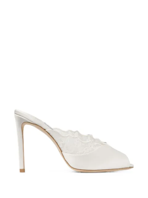 Jimmy Choo Brigitte mules 100 Neutrals BRIGITTEMULE100WAN