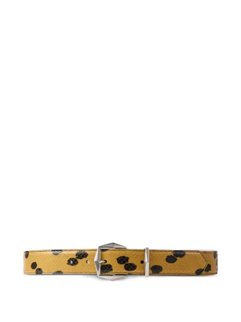 Jimmy Choo Diamond buckle belt Neutrals DIAMONDBUCKLEBLTOOK