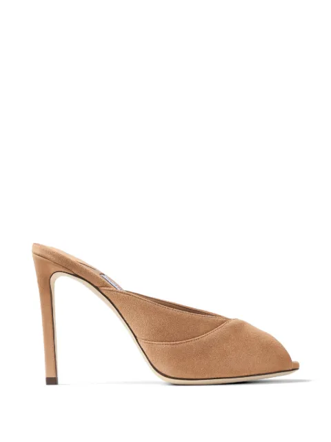 Jimmy Choo Brigitte 100 sandals Neutrals BRIGITTEMULE100SUE